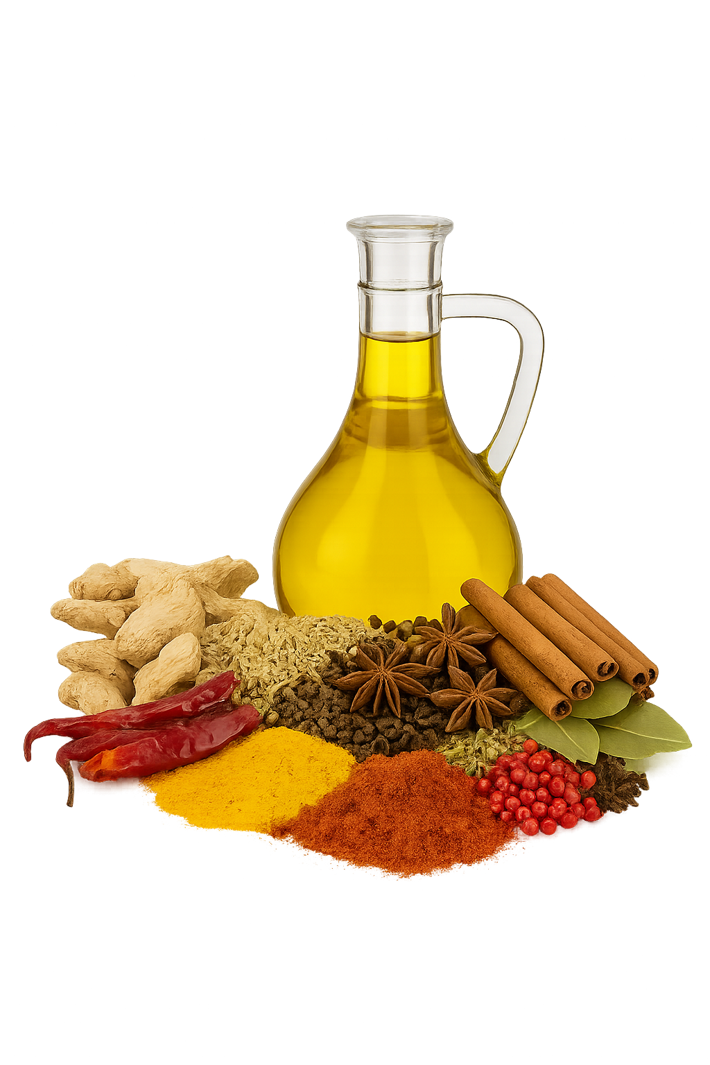 التوابل والضروريات الأساسية للطهي