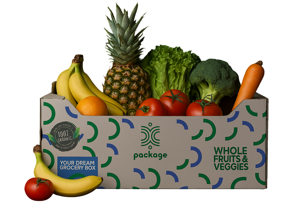 Premium 7kg Fresh Mixed Fruit & Vegetable Basket– Banana, Orange, Pineapple, Apple, Lettuce, Tomato, Broccoli & Carrot