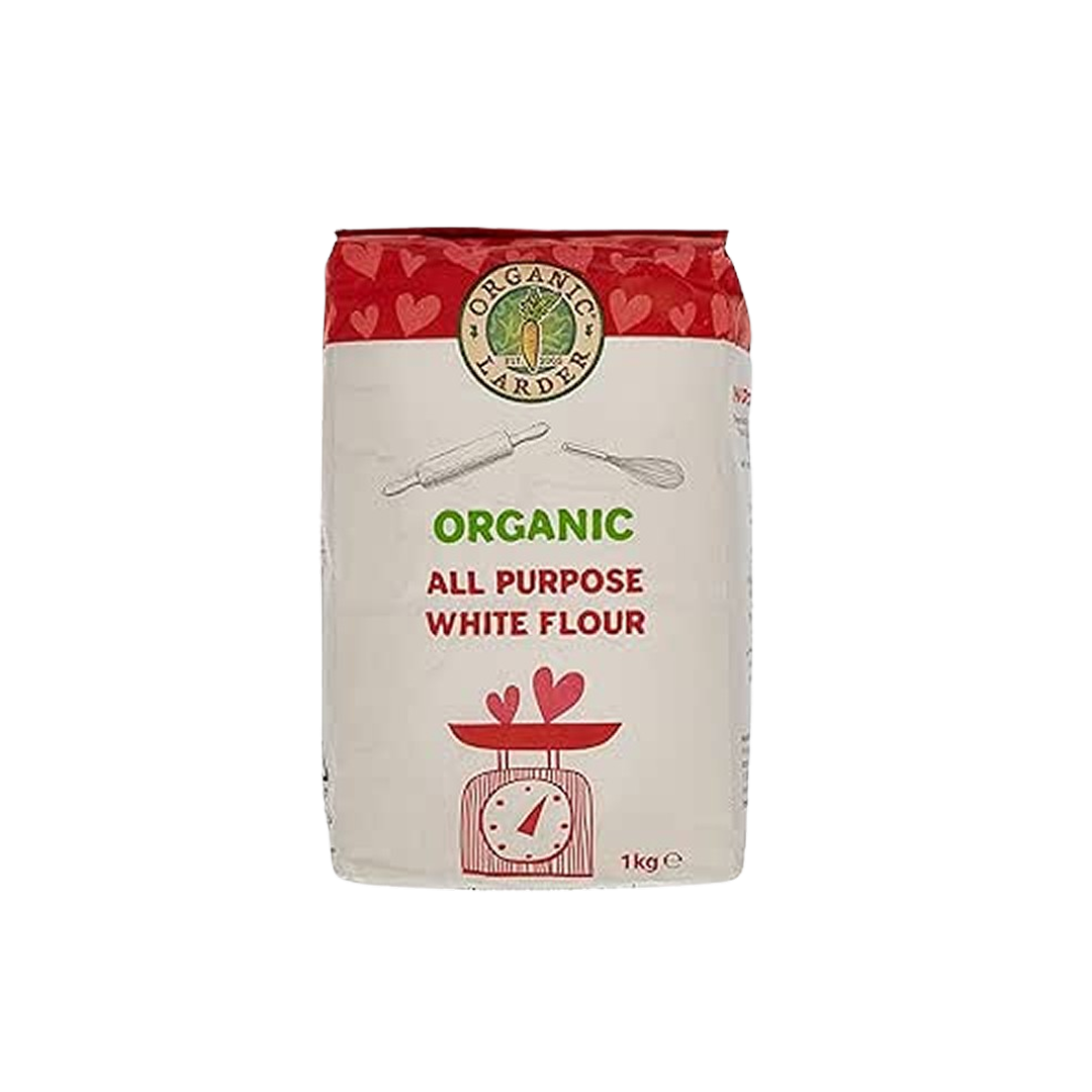 Organic Larder All Purpose White Flour 1kg, Vegan