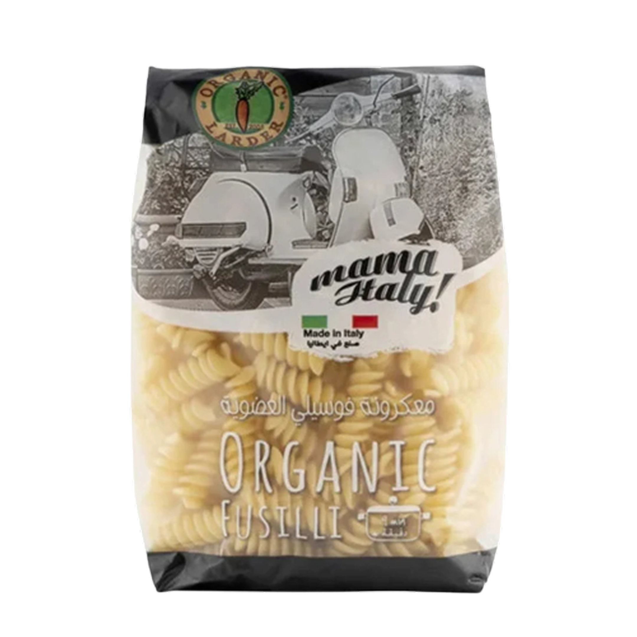 Organic Larder Fusilli 500g, Vegan