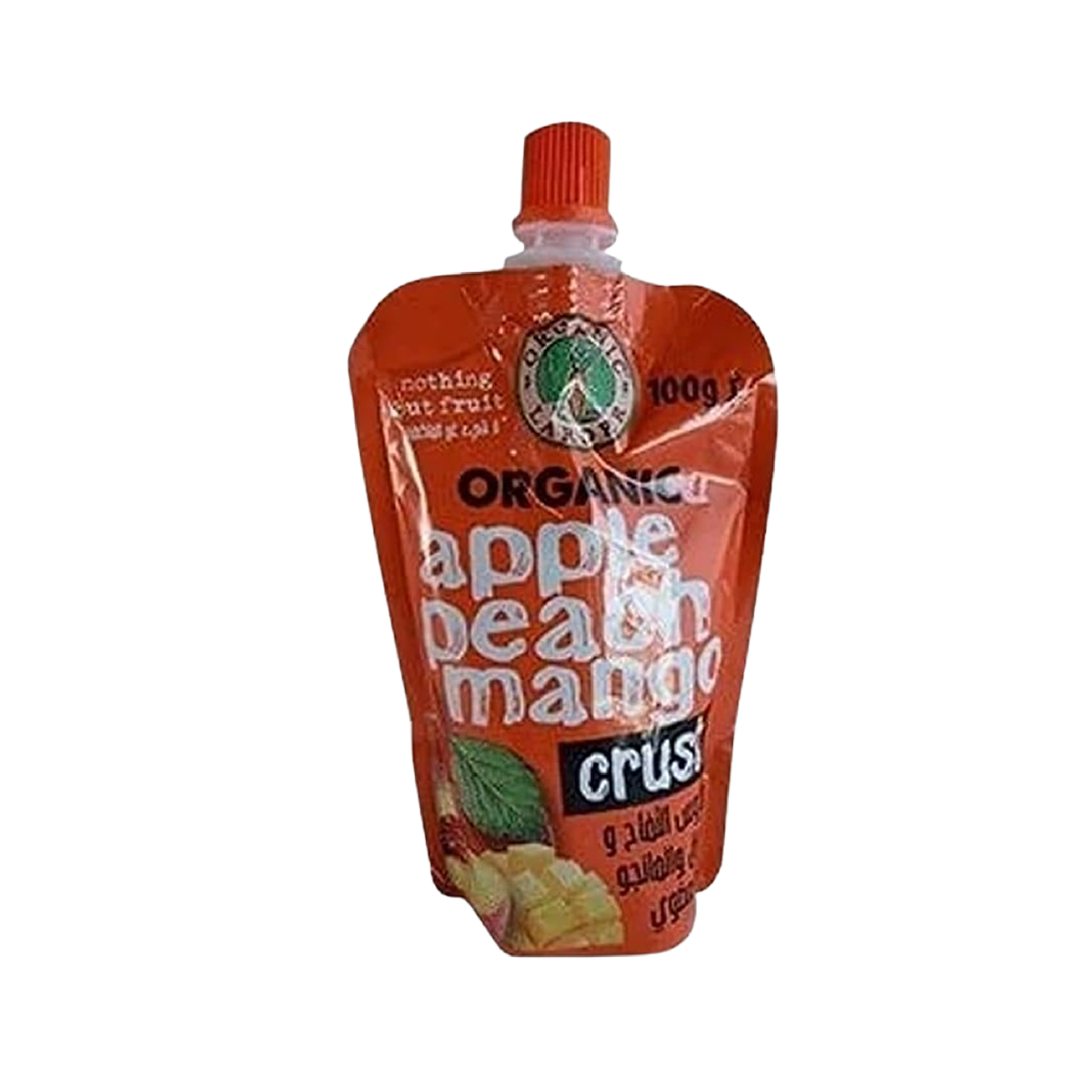 Organic Larder Apple peach Mango Crush 100g