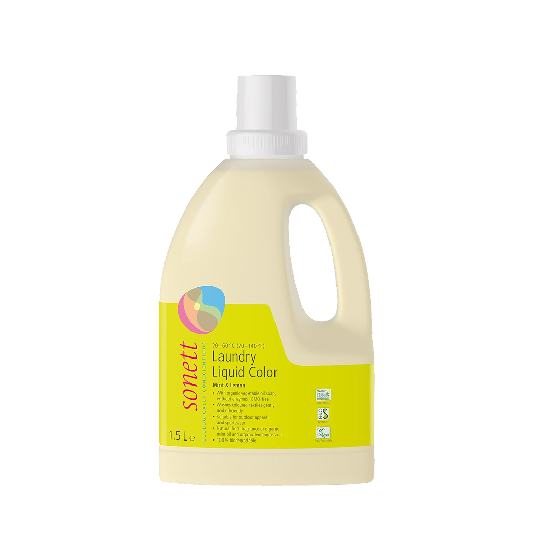 Sonett Organic Color Mint & Lemon Laundry Liquid 1.5L