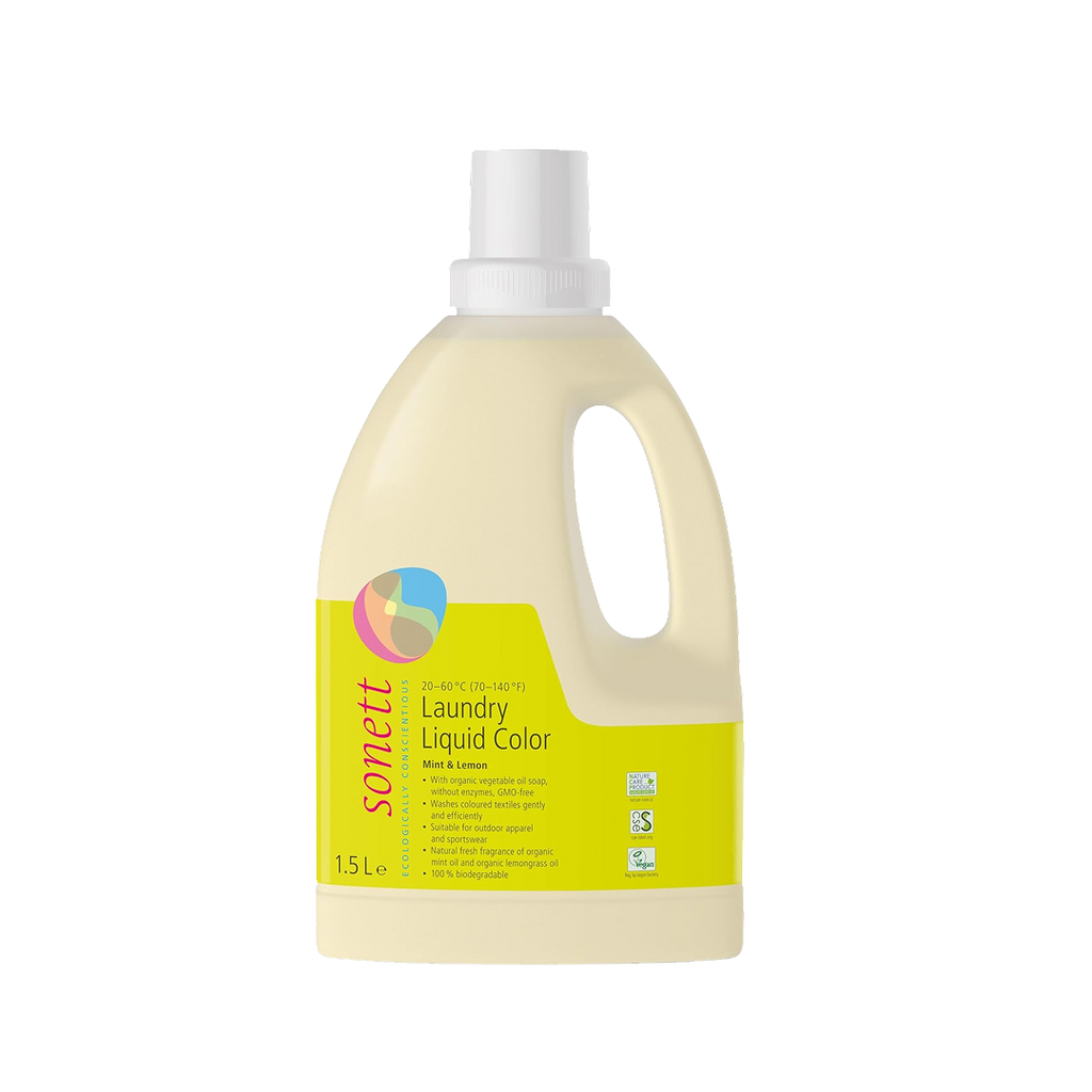 Sonett Organic Color Mint & Lemon Laundry Liquid 1.5L