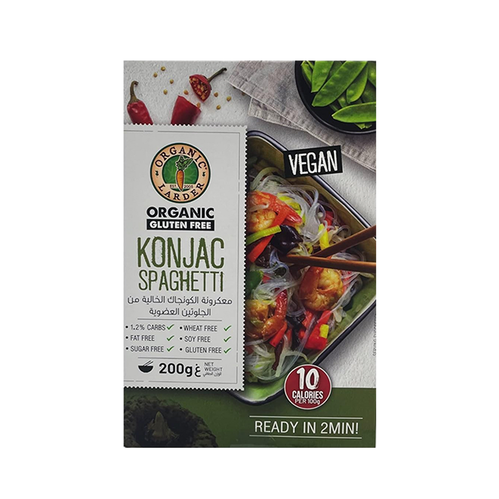Organic Larder Konjac Spaghetti 200g, Gluten Free, Vegan