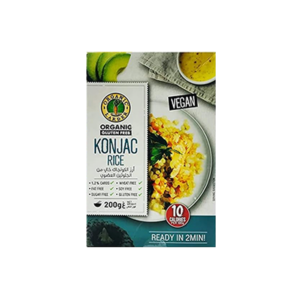 Organic Larder Konjac Rice 200g, Gluten Free, Vegan