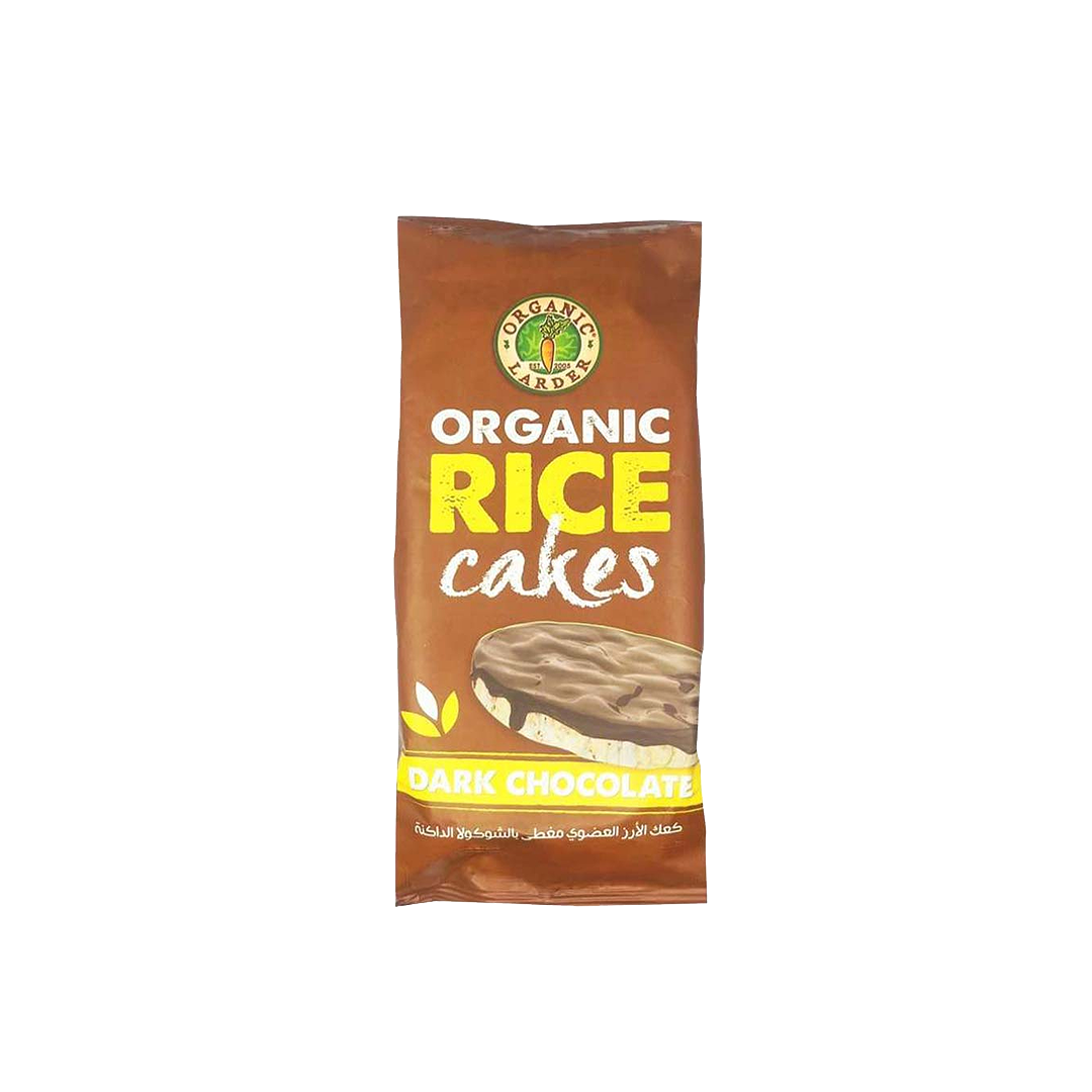 Organic Larder Rice Cakes With Dark Chocolate 67g