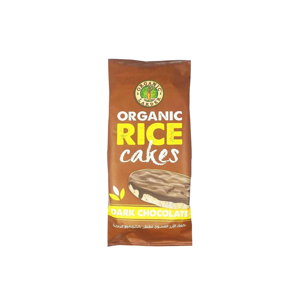 Organic Larder Rice Cakes With Dark Chocolate 67g