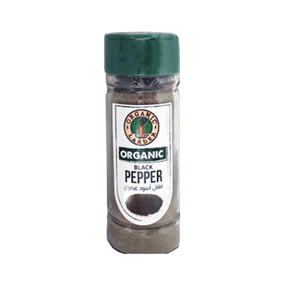 Organic Larder Black Pepper 50g