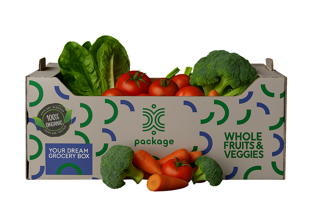 Premium 3.5kg Fresh Vegetable Basket– Lettuce, Tomato, Carrot & Broccoli