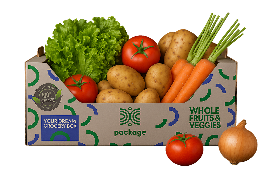 Premium 5kg Fresh Vegetable Basket– Lettuce, Tomato, Potato, Carrot & Onion